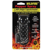 Wildfire Pepper Spray Rhinestone Keychain Soft Case - .5 oz (1.4% MC) - Guardian Self Defense